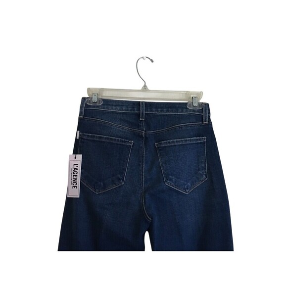 L'Agence Jeans Women's Size 25 Blue Sequoia El Matador French Slim Raw Hem - Picture 5 of 8
